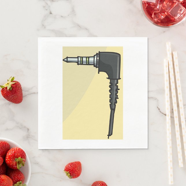 Guardanapo De Papel Ilustração do Gadget Técnico do Conector de Tomada (Criador carregado)