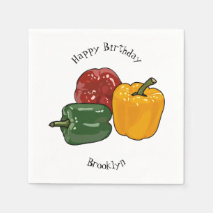 Guardanapo De Papel Imagem de desenho em Capsicum