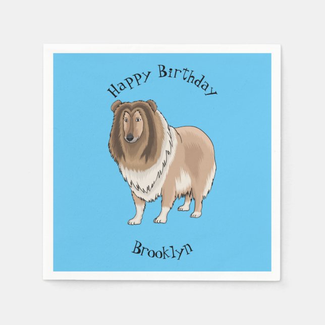 Guardanapo De Papel Imagem de desenho em quadrinhos grosseiros (Frente)