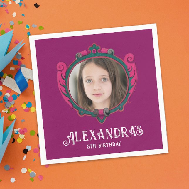 Guardanapo De Papel Imagem De Púrpura Elegante E Princesa Rosa (Criador carregado)