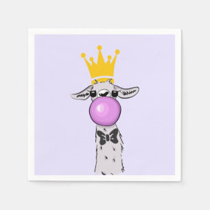 Guardanapo De Papel Imagem do Llama Engraçado
