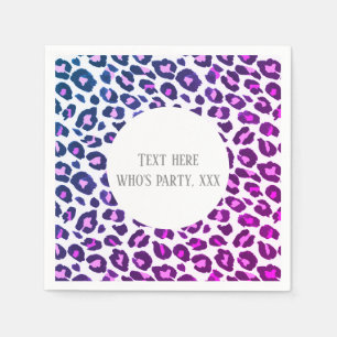 Guardanapo De Papel impressão de animais rosa, Leopardo, chita