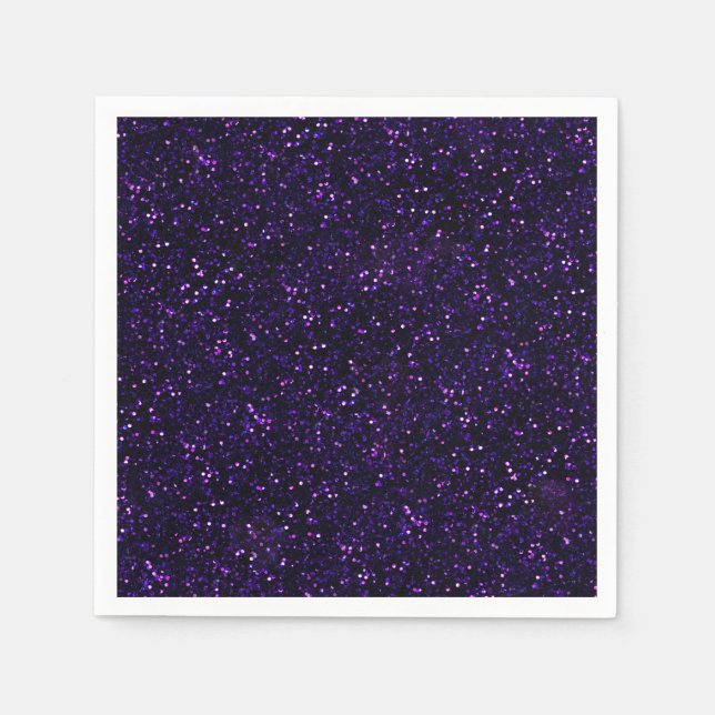 Guardanapo De Papel Impressão de brilhante roxo escuro (Frente)