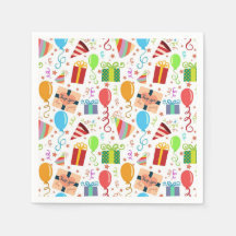 Impressão de tema aniversário de criança