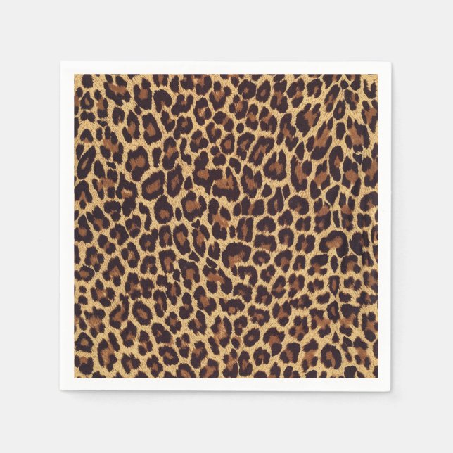 Guardanapo De Papel Impressão Leopardo (Frente)