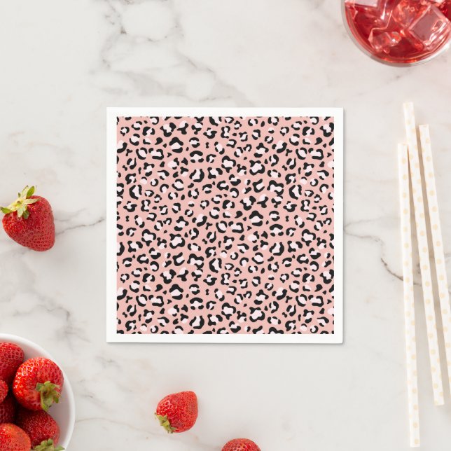 Guardanapo De Papel Impressão Leopardo, Manchas Leopardo, Leopardo Ros (Insitu)