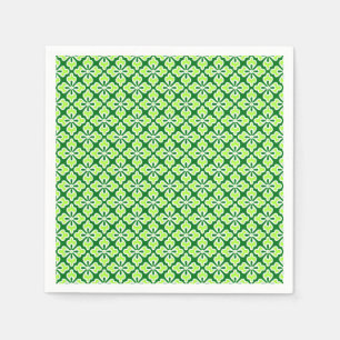 Guardanapo De Papel Impressão quimono, limão e verde-lombo