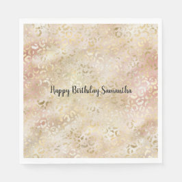 Guardanapo De Papel Impressão rosa-rosa-rosa brilhante Rosa-Blush Dour