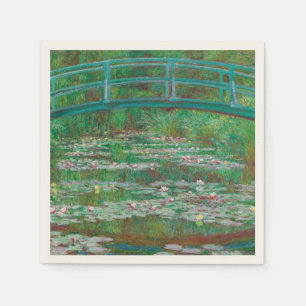 Guardanapo De Papel Impressionista da Ponte Calçada Claude Monet