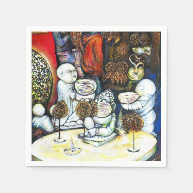 Guardanapo De Papel Inabalável pelo desafio (Frente)