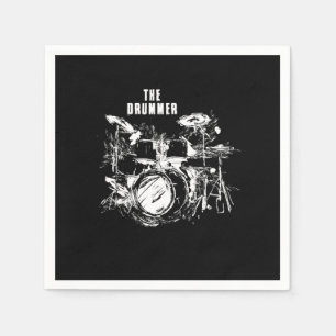 Guardanapo De Papel Incrível Dificultou O Drummer Graphic Percussioni