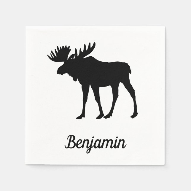 Guardanapo De Papel Incrível Russo de Moose (Frente)