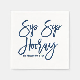 Guardanapo de papel indicados por letras da mão d