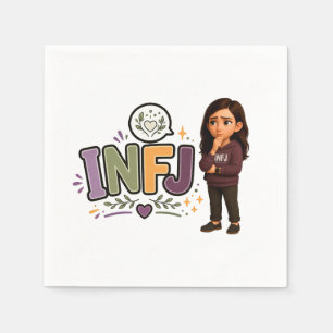 Guardanapo De Papel INFJ — A Guardiã das Ideias