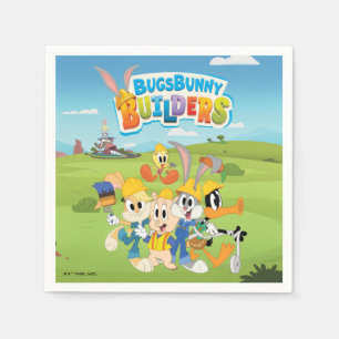Guardanapo De Papel INSETOS BUNNY BUILDERS™ Grupo Looney Builders