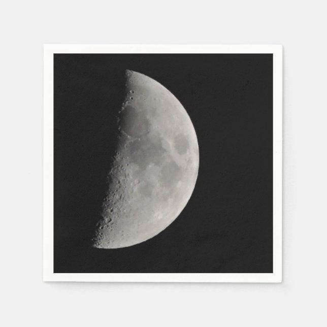 Guardanapo De Papel Inspirada pela Lua (Frente)