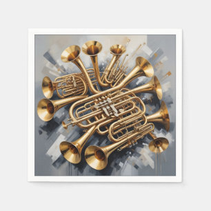 Guardanapo De Papel Instrumentos Musicais
