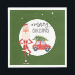 Guardanapo De Papel Instrutor Yoga Christmas Santa Claus<br><div class="desc">As férias são um excelente de tempo para entrar em forma, e que melhor maneira de fazer isso do que com ioga? Os instrutores de Yoga costumam se vestir como Papai Noel para ajudar a espalhar alegria de férias. Não se esqueça de trazer um tapete de ioga e algumas proteções...</div>