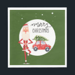 Guardanapo De Papel Instrutor Yoga Christmas Santa Claus<br><div class="desc">As férias são um excelente de tempo para entrar em forma, e que melhor maneira de fazer isso do que com ioga? Os instrutores de Yoga costumam se vestir como Papai Noel para ajudar a espalhar alegria de férias. Não se esqueça de trazer um tapete de ioga e algumas proteções...</div>