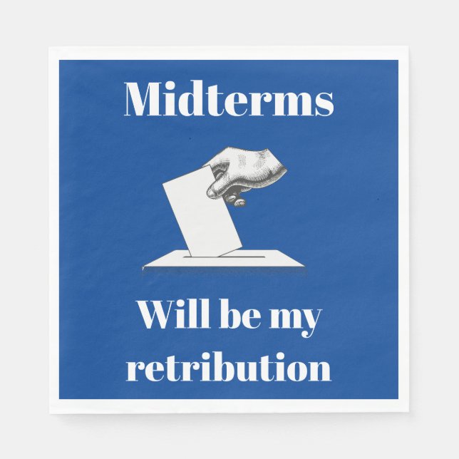 Guardanapo De Papel Intermediários Serão Minha Retribuição (Frente)