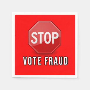 Guardanapo De Papel Interromper Fraude De Votação