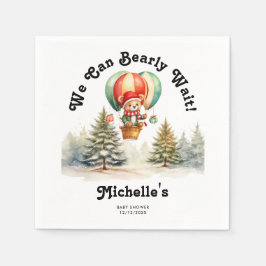 Guardanapo De Papel Inverno podemos esperar Chá de fraldas de Natal