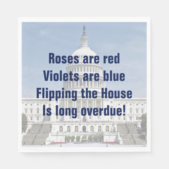 Guardanapo De Papel Invertendo a Câmara dos Representantes (Frente)