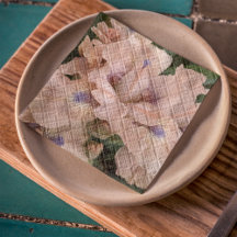 Iris Floral Napkins Cor-de-rosa-claro