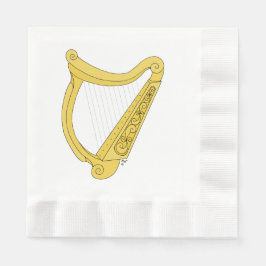Guardanapo De Papel Irish Harp