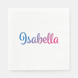Guardanapo De Papel Isabella Na moda Cursive