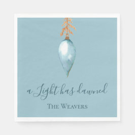 Guardanapo De Papel Isaiah 9:2 Original Watercolor Christian Christmas