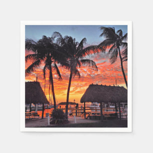 Guardanapo De Papel Islamorada, pôr do sol da Flórida