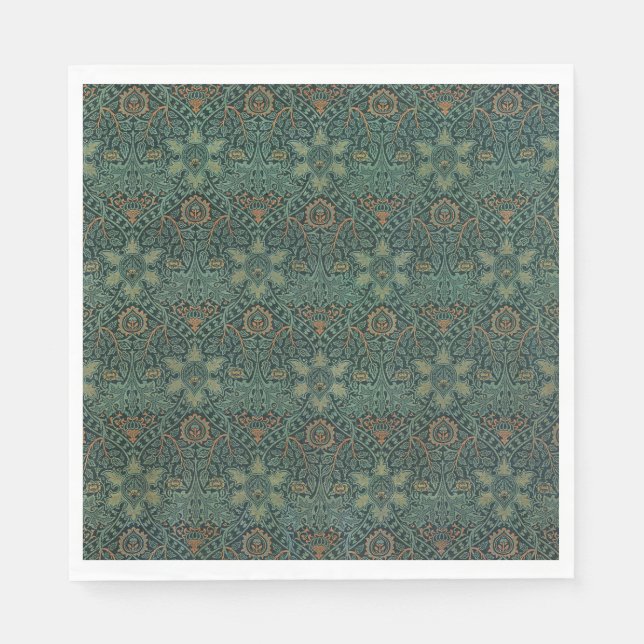 Guardanapo De Papel Ispahan (por John Henry Dearle) (Frente)