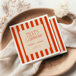 Guardanapo De Papel Isso é Amore Red Stripes