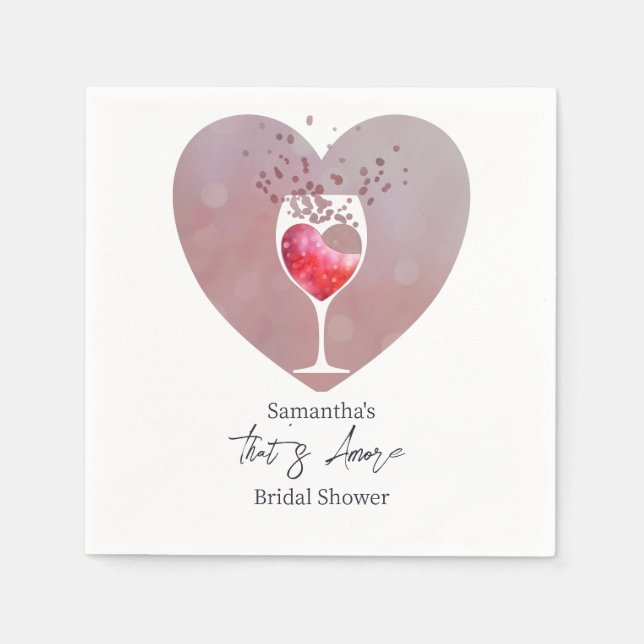 Guardanapo De Papel Isso É Mais Um Vino Italiano Antes Do Chá de panel (Frente)