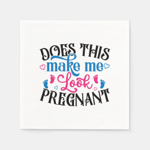 Guardanapo De Papel Isto Faz-Me Parecer Grávida?