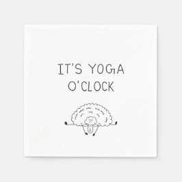 Guardanapo De Papel It’s Yoga O’Clock Sheep