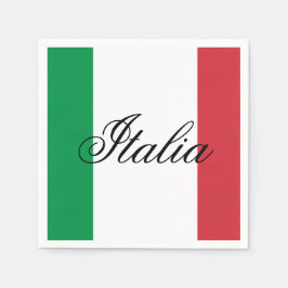 Guardanapo De Papel Italy Flag Italian Pride Europe Country