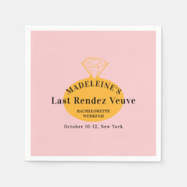 Guardanapo De Papel Itinerário de Fim de Semana Veuve Antes de Vows Ba