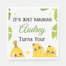 Guardanapo De Papel It's Just Bananas Any Age Birthday Party