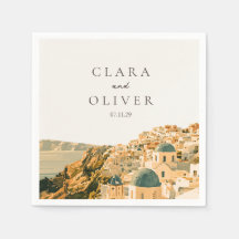 Ivory Terracotta Santorini Caldera Casamento Grego