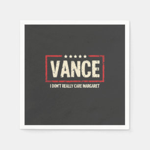 Guardanapo De Papel J. D Vance Engraçado Meme Eu não me importo com Ma