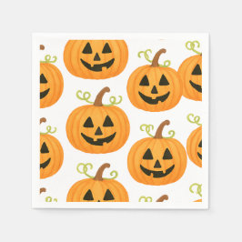 Guardanapo De Papel Jack-o'-Lantern Pattern