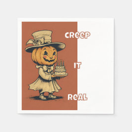 Guardanapo De Papel Jack o Lanterna em Laranja