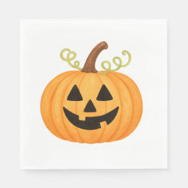 Guardanapo De Papel Jack-o-Lanterna Halloween