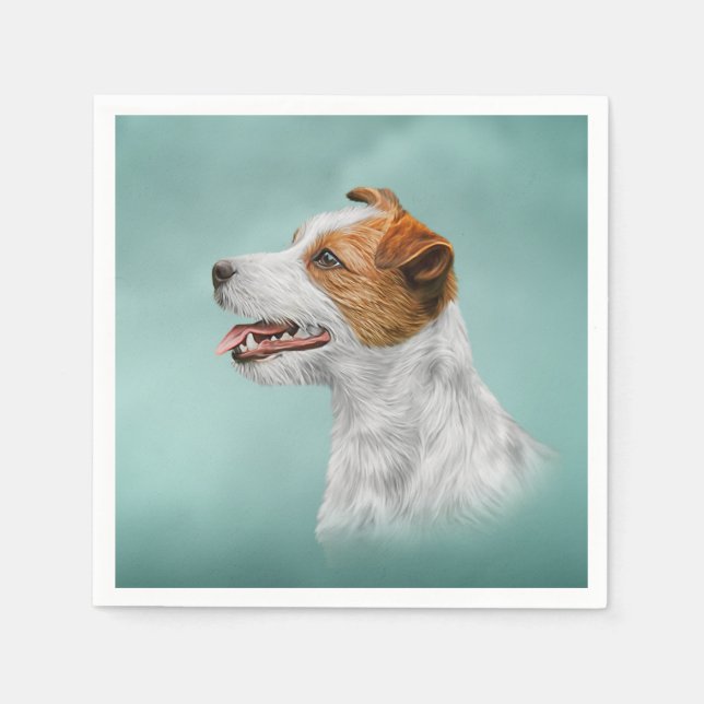 Guardanapo De Papel Jack Russell Terrier (Frente)