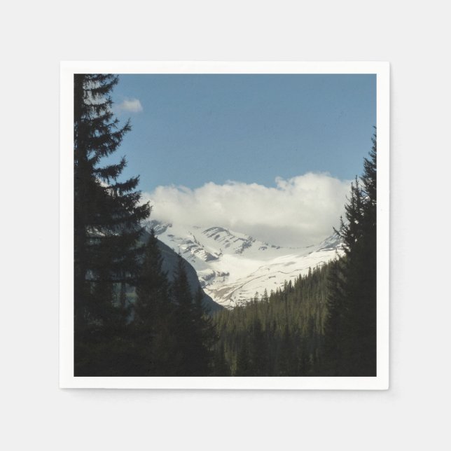 Guardanapo De Papel Jackson Glacier Overlook no Parque Nacional Glacie (Frente)