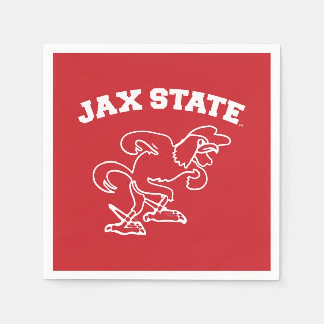 Guardanapo De Papel Jacksonville State University JAX State Gamecocks (Frente)