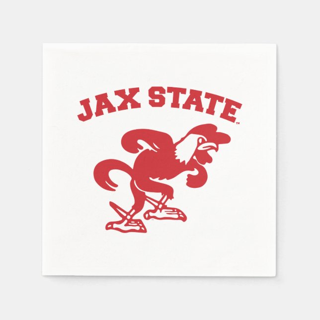 Guardanapo De Papel Jacksonville State University JAX State Gamecocks (Frente)