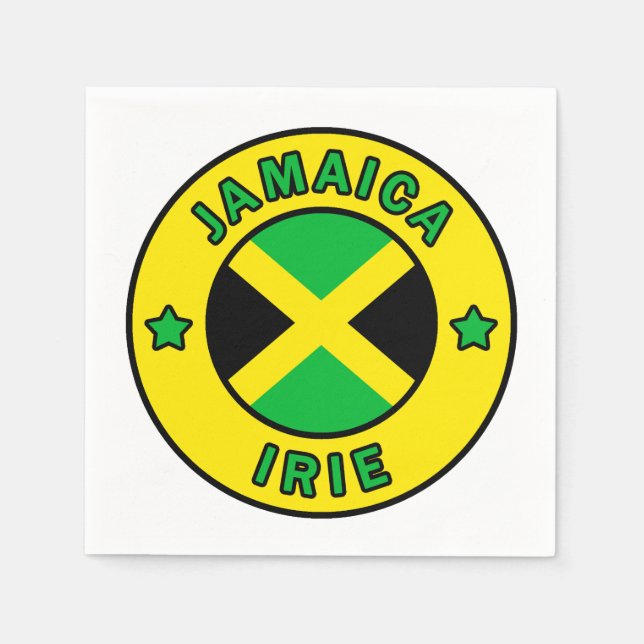 Guardanapo De Papel Jamaica Irie (Frente)